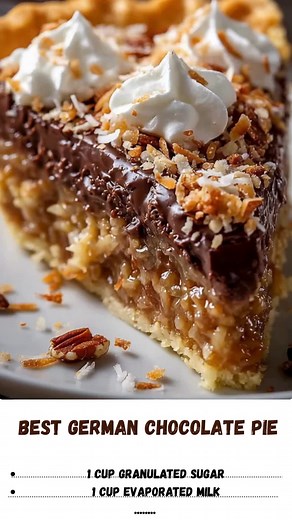 Delicious German Chocolate Pie Recipe for Dessert Lovers