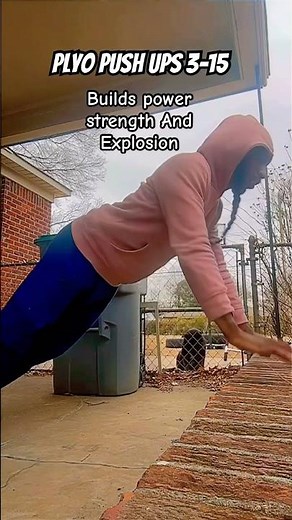 Pylo Push Ups #calisthenics #bodyweightexercise #memphis #pushups #plyometrics #foryou