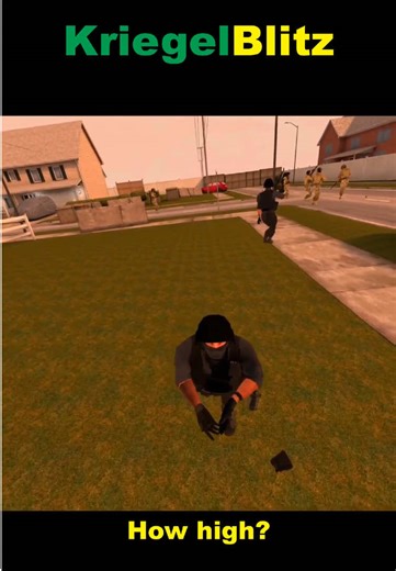 Can you jump? #funny #gun #vr