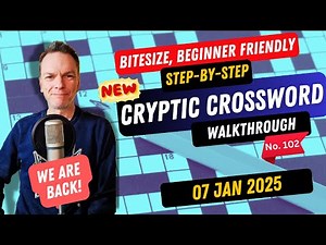 How to solve a Cryptic Crossword - BITESIZE Walkthrough for beginners