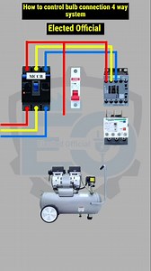 73K views · 770 reactions | Power and Controll Diagram for An Air Compressor #ElectricalTips #DIYElectric #ElectricProject #HomeElectrical #TechTutorial #LifeHacks #ElectricalHack #Electrical #Conpressor | 퐄퐥퐞퐜퐭퐞퐝 퐎퐟퐟퐢퐜퐢퐚퐥 | Facebook