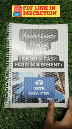 Accountancy Project File Class 12th (Tata Steel) #project #viral #trending #schoolproject