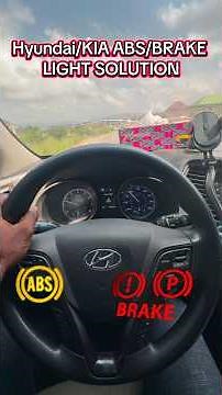 How to fix & Reset Brake & ABS Warning Light For Hyundai/Kia | Brake/ABS light on