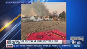 Doña Ana fire crews put out early morning house fire