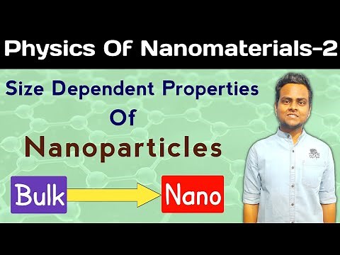 Size Dependent Properties Of Nanoparticles | Size Dependence Of Properties