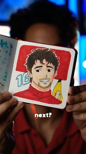 Draw a F1 inspired portrait? #charlesleclerc