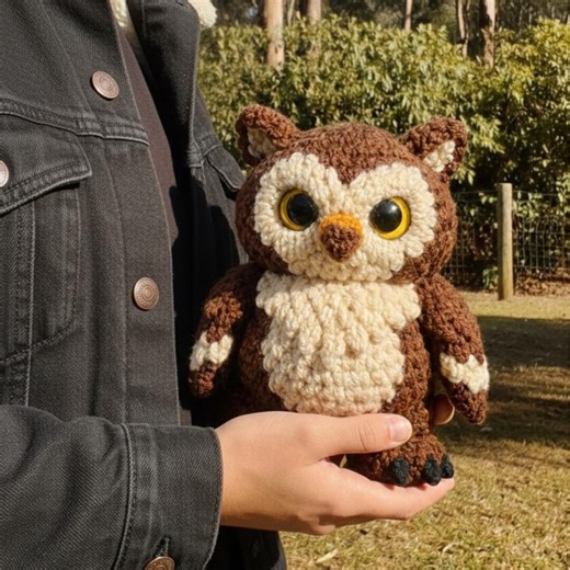 Owlbear Crochet Pattern | Amigurumi Fantasy Plush Toy (PDF Pattern) - Etsy