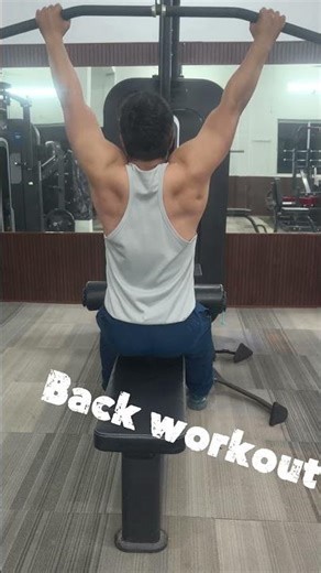 Back workout Gym video #viralshort# back.
