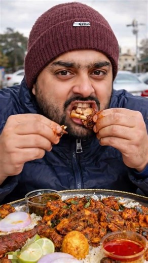 Spicy Chicken Wings Mukbang | Juicy Wings Mutton Curry ASMR #mukbang #asmrfood #eating #crispyfood