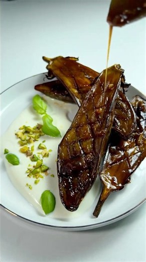 Sticky Caramelized Eggplant with Lemon Ricotta 🍆