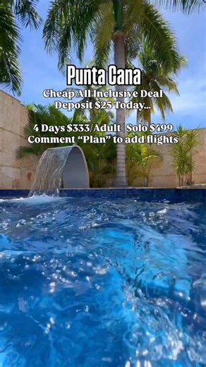 Comment PLAN to add Flights! ✈️✨ 💦 All-Inclusive • Waterpark • Family-Friendly Luxury 📅 Valid Travel Dates: May 12-15/17-20 📍 Royalton Splash Punta Cana 🇩🇴💦 Family fun meets elevated Caribbean luxury in Punta Cana 🌴☀️ Welcome to Royalton Splash Punta Cana — where thrilling waterpark adventures, unlimited gourmet dining, and modern luxury suites create the ultimate island escape for families, birthdays, and group getaways. ✨ Why our clients LOVE this resort: • One of the largest on-site wa