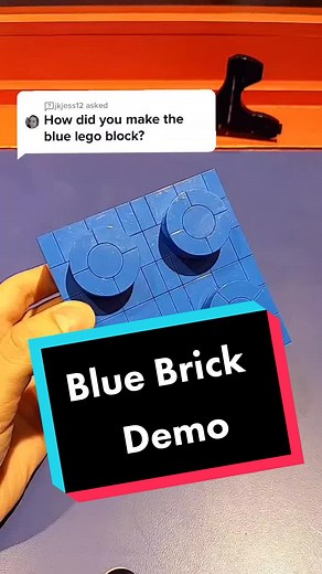 Lego Dark Azure vs Medium Azure: Blue Brick Demo