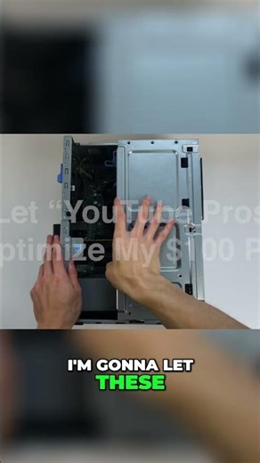 YouTube Pros Optimize My PC: Will It Work? #shorts Credits: @lecctronOriginal