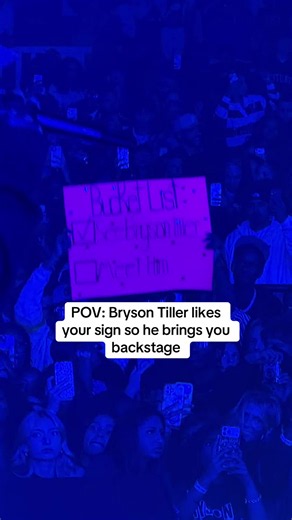 Bryson Tiller brings a fan backstage — POV moment