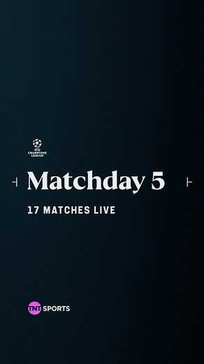 Champions League Matchday 5 is HERE! ⭐ 17 live games across tonight and tomorrow night, including: ⚽ Arsenal v Bayern Munich ⚽ PSG v Spurs ⚽ Liverpool v PSV ⚽ Marseille v Newcastle ⚽ Man City v Bayer Leverkusen Don’t miss a moment — watch it all LIVE HERE! | Hogarths Preston