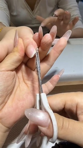 how to shape nails tutorial #nailshape #tutorial #shortsfeed #ytshorts #nails