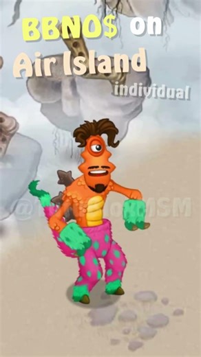 Bbli$zard on Air Island (ANIMATED) #mysingingmonsters #shorts