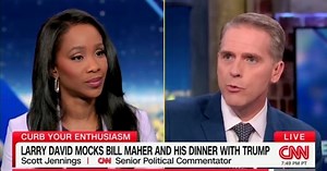 CNN’s MAGA Panelist Rages at Larry David’s Op-Ed Mocking Bill Maher