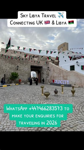 Libya, like you’ve never seen it 🌍 Golden deserts. Endless beaches. Hidden history and unforgettable adventures. With SkyLibya Travel, we don’t just get you there — we design the journey around you ✨ From concierge service and personal drivers to expert tour guides and pre-planned adventures, every detail is taken care of. Tell us what you need — we’ll personalise the rest. 📩 DM us by searching “SkyLibya Travel” on TikTok and Facebook, or reach us on WhatsApp Business: 44 7466 283573 Libya is 