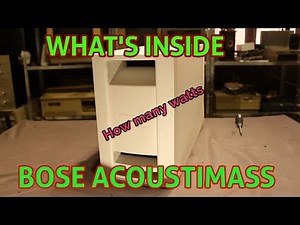 Whats Inside Bose Acoustimass Module ( How Many Watts ?? )
