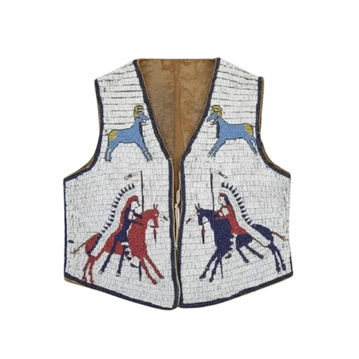 Handmade Native American Powwow Vest | Beaded Dance Regalia for Cultural Events - Etsy