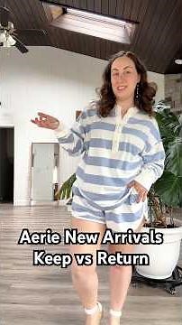 Aerie new arrivals try on haul | keep vs return?