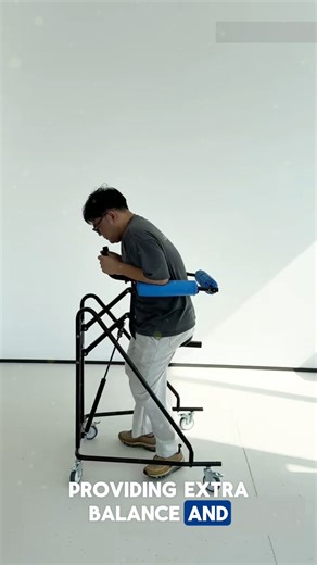 Elderly standing frame walker The Elderly Standing Frame Walker is a revolutionary mobility aid designed to help seniors regain independence, stability, and comfort while walking. With its ergonomic frame, durable wheels, and easy-to-grip handles, it ensures safe movement and posture support for daily use. Credits: indiamedicoinstruments4117 /YT, Dragon_MED /TT, HomeGadgetsHaven /YT #chair #wheelchair #wheelchairlife #walker #walkermowers | Today News IND