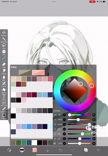 alpha lock, clipping mask, and folder tutorial #ibispaintx #arttok #arttips #arttutorial #tutorial #fyp