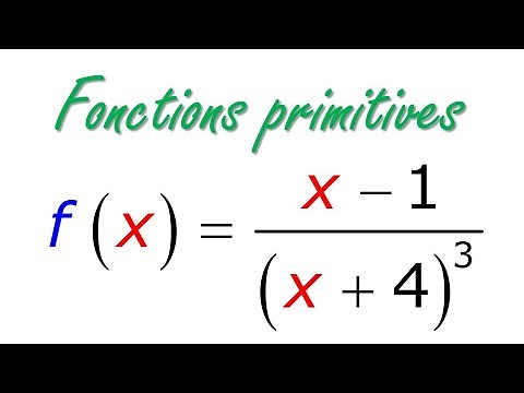 Primitives d'une fonction 2 Bac