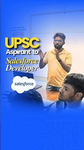 🌟 From UPSC Aspirant to Salesforce Developer! 🚀