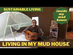 Living in my MUD COB HOUSE | Sustainable Living in my tiny mud house| Inside Tour of small Mud House
