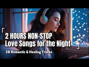 2 HOURS NON-STOP 🌙 Love Songs for the Night | 28 Romantic & Healing Tracks #lovemusic #music #love
