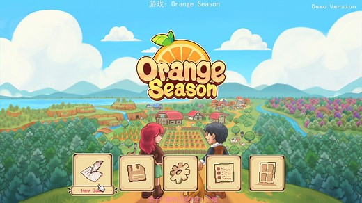 像素风种田新游《Orange season牧场物语：橙子季节》demo试玩实况 将于10月24日正式上线