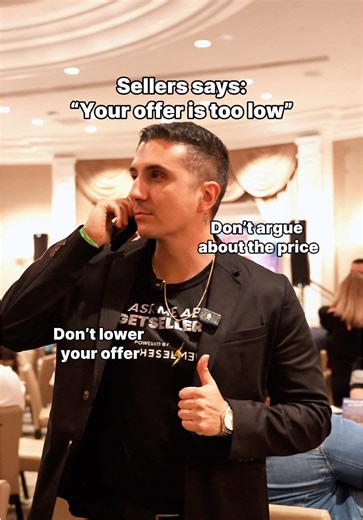 Step-by-step NEPQ script (copy below) ⬇️ 1. Clarify — don’t negotiate “When you say the offer is too low… what do you mean by that?” Most investors hear this and instantly: \t•\tRaise the price \t•\tDefend comps \t•\tLose leverage Let the seller explain. They’ll usually say: “I’ve had higher offers” or “I need more than that.” 2. Uncover meaning “Got it. Let me ask you this so I understand better… Is getting the highest possible price the most important thing right now, or is it actually selling