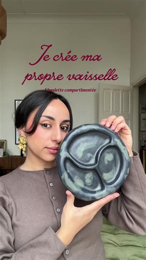 Est-ce que vous validez ma nouvelle assiette ? 🤗 #ceramic #ceramique #clay #homedecor #vaisselle