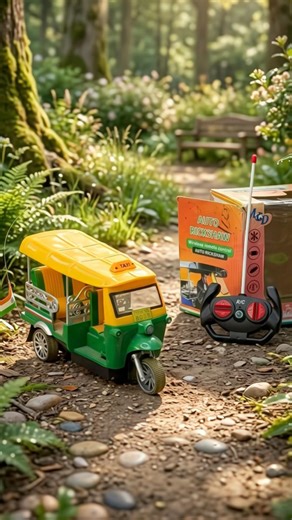 Remote Control Big Auto Rickshaw 🛺 Ke Unboxing #shortsfeed #shorts #unboxing #autorickshaw #toys