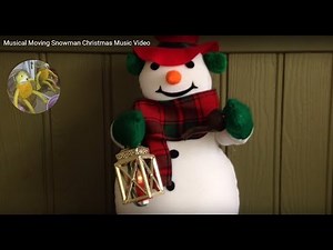 Musical Moving Snowman Christmas Music Video