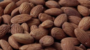 Download Almond, nut food, closeup of almonds for free