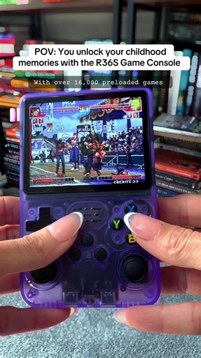 POV you unlock your childhood 🎮 The R36S Handheld Game Console has thousands of retro games built in and you can take it anywhere. No WiFi, no downloads, just pure nostalgia gaming. #retrogaming #handheldconsole #gamer #r36s #springstatement