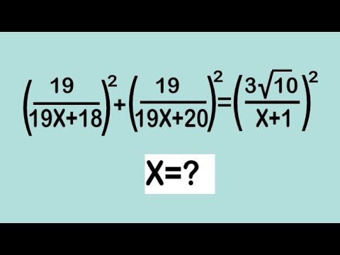 An Interesting Math Problem For Competitive Exams l Math Olympiad