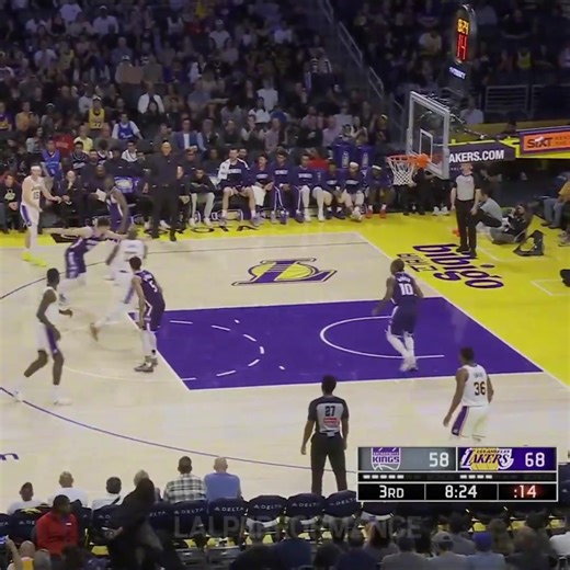 LeBron James highlights in Lakers win vs Kings 28 minutes 24 points 5 assists 2 steals 1 block 8/15 FG 3/4 3PT 5/6 FTs 13 /- #LakersForLife #LakersNationPH #LoyaltySpanning7292miles #Lakers Follow us on Twitter and IG: @LakersNation_PH | Lakers Nation Philippines