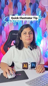 9.2K views · 218 reactions | DID YOU KNOW ABOUT THIS BEFORE?  #aitutorial #illustratortuts #illustratortutorial #learnillustrator #illustrationartist #graphicdesigner #abstractlogo #learnlogodesign #illustratorteacher #illustrator #adobeillustrators #illustratortipsandtricks #Shallunarula | Shallu Narula | Facebook