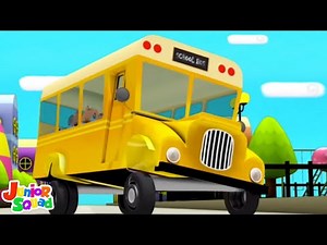 Wheels On The Bus, Yellow School Bus and Nursery Rhymes for Kids