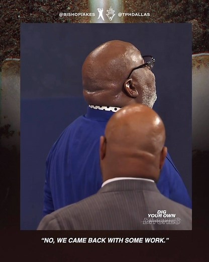 51K views · 1.1K shares | ⁣⁣Isn't it time that you dig your own ditches to get the water that’s set out for you? Once you’ve created the space for blessings that you haven’t yet received, the task isn’t finished. Although laborious, your greatest efforts will obtain God’s favor! Watch #DigYourOwnDitches: YouTube.com/TDJakesOfficial | T.D. Jakes Ministries | Facebook