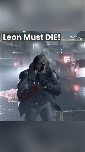 Prime Leon MUST DIE! 💀 Mini Game Resident Evil Requiem Aggressive Gameplay No Damage #residentevil
