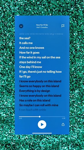 Moana - How Far I'll Go | Speed-Up Version with Lyrics
