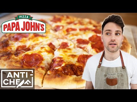 Recreating PAPA JOHN'S PEPPERONI PIZZA at home
