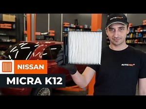 Πώς αντικαθιστούμε φίλτρο καμπίνας σε NISSAN MICRA K12 [ΟΔΗΓΊΕΣ AUTODOC]