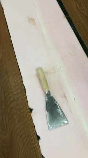 Repairing Buckling Vinyl Flooring with Adhesive