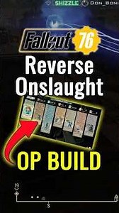 Fallout 76 Best Reverse Onslaught Build #fallout76